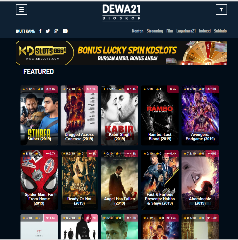 DewaBioskop21 - Nonton Film DewaBioskop21 Sub Indonesia Gratis