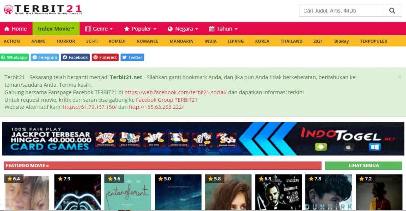 terbit21 - Nonton Film kebioskop21 Sub Indonesia Gratis