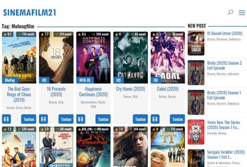 sinemafilm21 Nonton Film Sub Indonesia Gratis